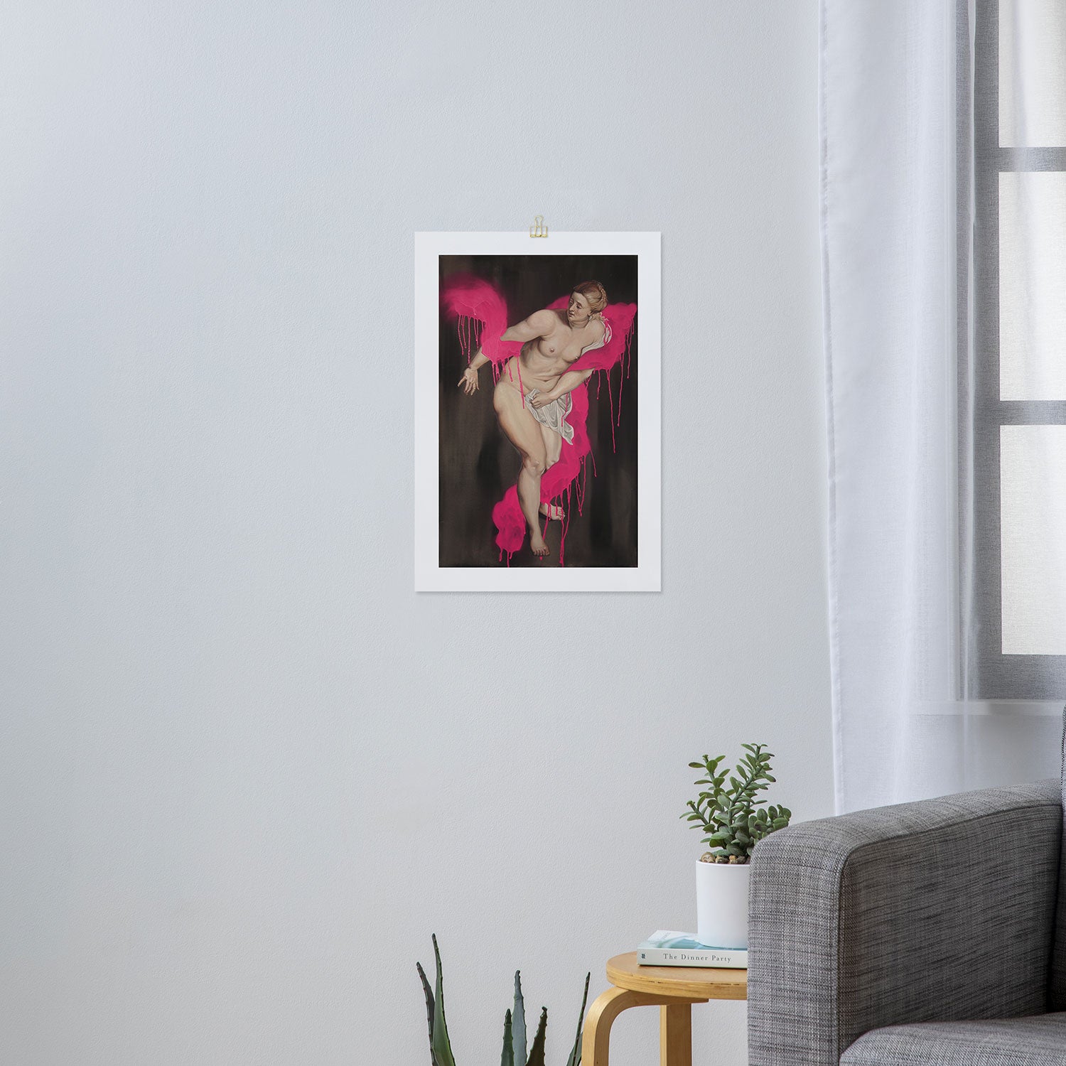 Syrinx in Pink Art Print Gallery Image 3
