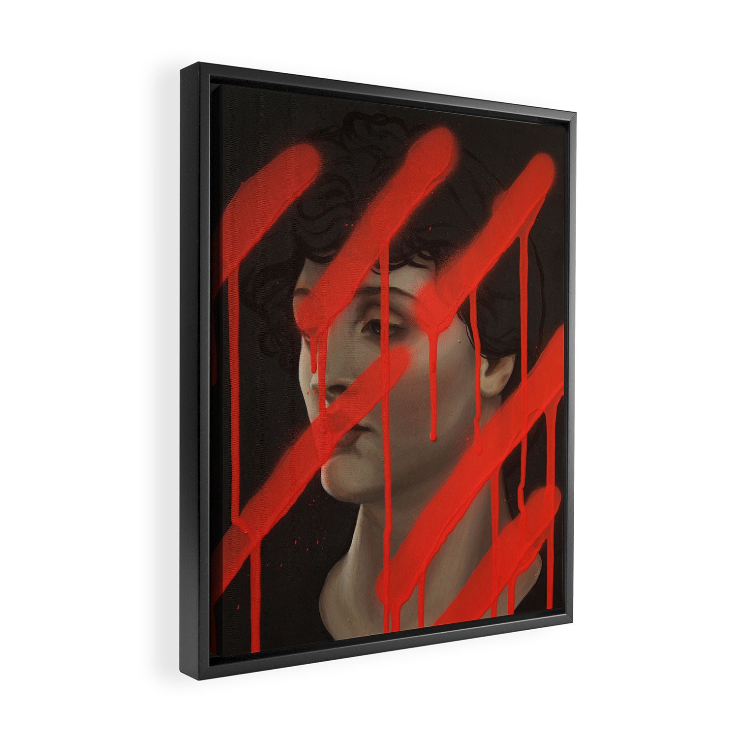 Unspoken I Framed Canvas Print Gallery Image 2