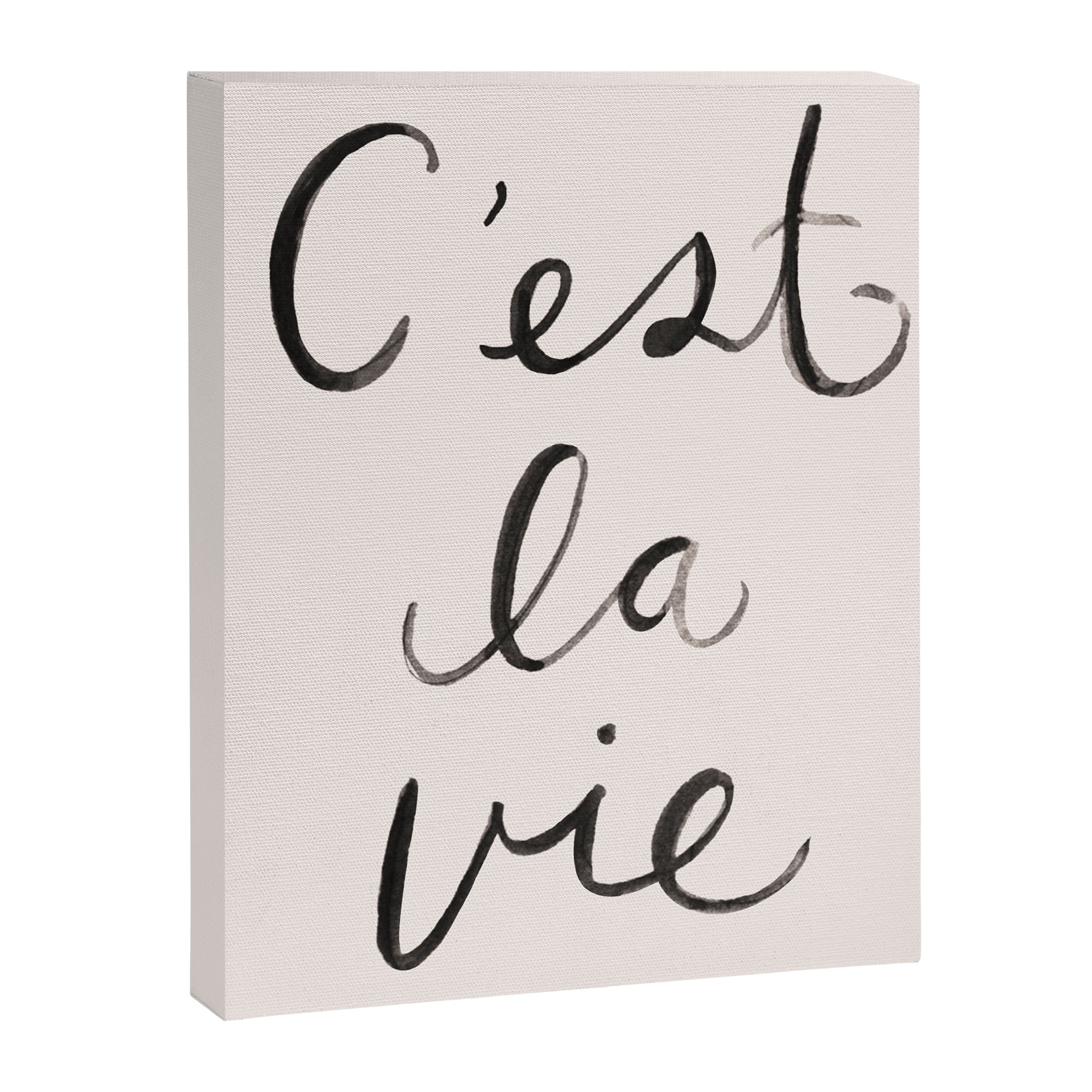 C'est La Vie Canvas Print Gallery Image 6