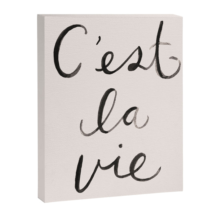 C'est La Vie Canvas Print Gallery Image 1