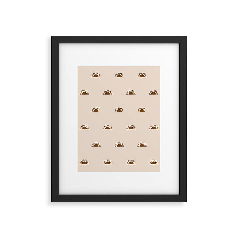 SUNRISE Framed Art Print