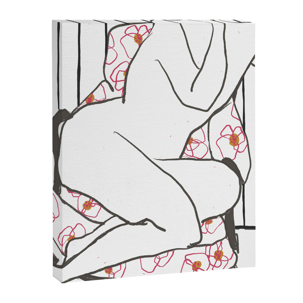 Lounging Nude Canvas Print Gallery Image 6
