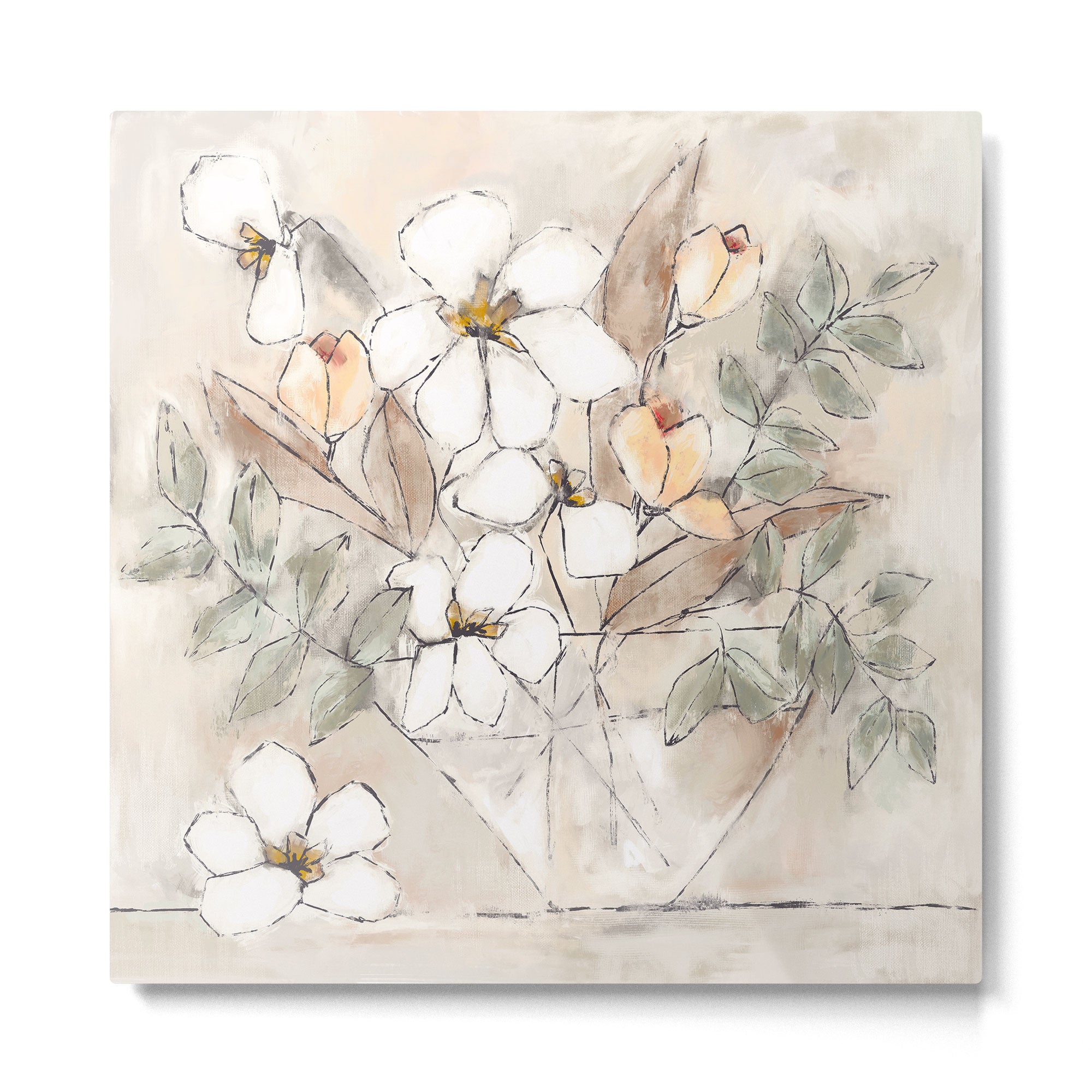 Peaches and Cream Metal Print Gallery Image 2