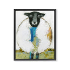 Sheep in Field Framed Canvas Print Gallery Image 6