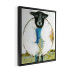 Sheep in Field Framed Canvas Print Gallery Image 2