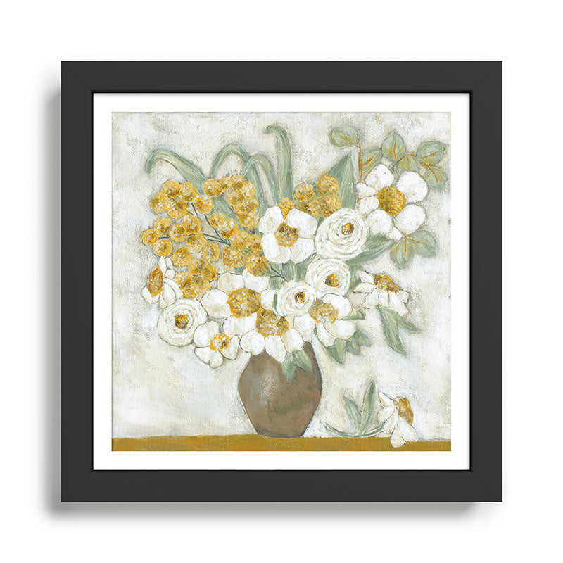Yellow and White Farmhouse Still Life  Framed Art Print Gallery Image 1
