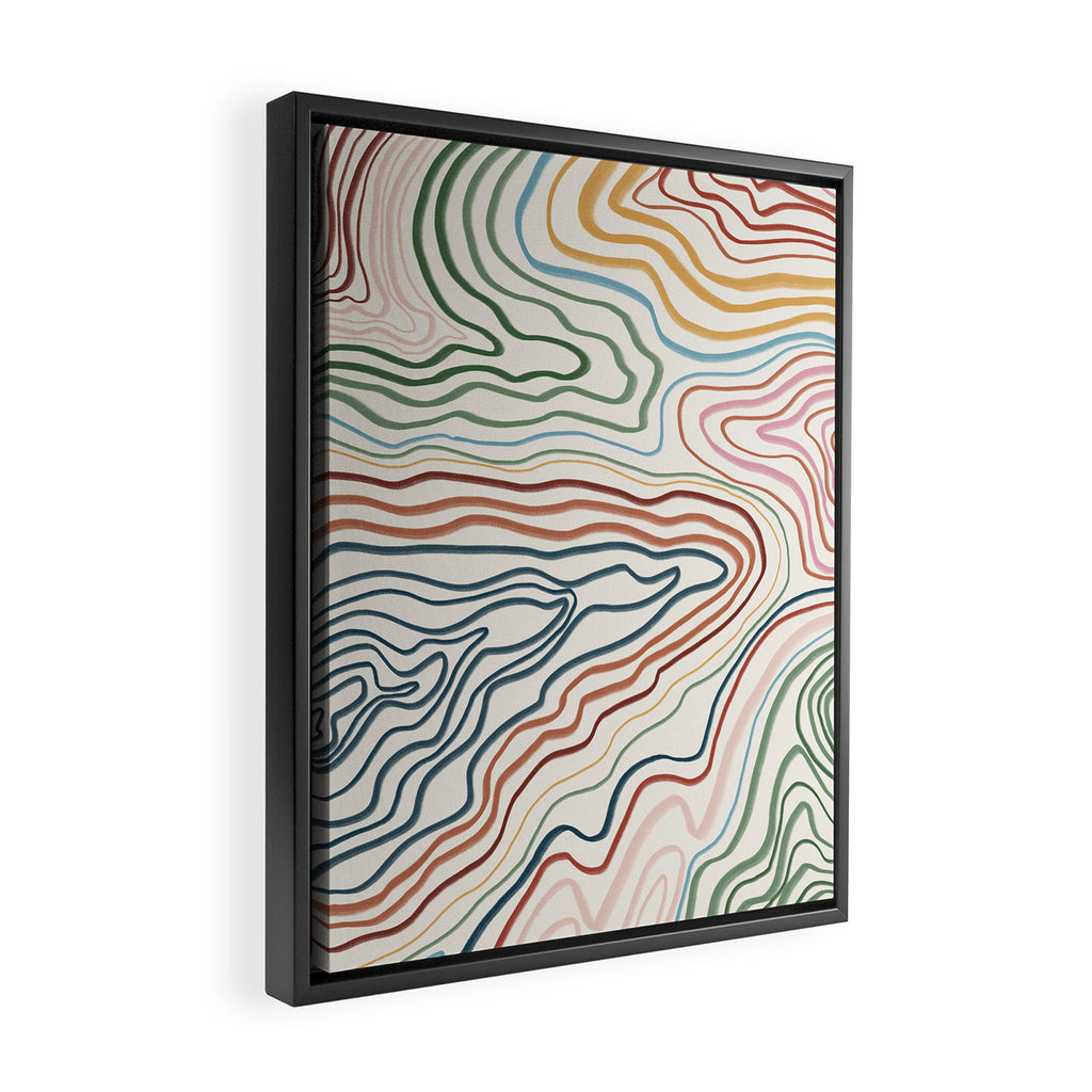 Exhale Framed Canvas Print Gallery Image 2