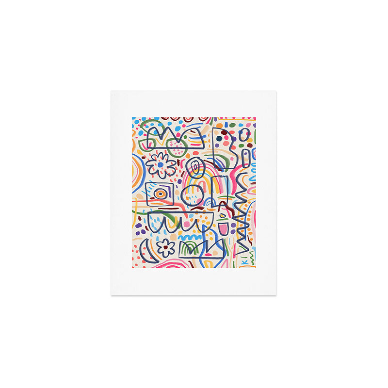 Sunshine Map No. 2 Art Print Gallery Image 1