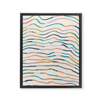 Waves Framed Canvas Print Gallery Image 3