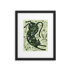 A Cat in the Wildflowers Framed Art Print Gallery Image 5