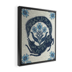 A Fox Chasing Its Tail Framed Canvas Print Gallery Image 2