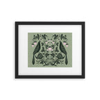 Birds and Snails with Strawberries Framed Art Print Gallery Image 5