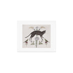 Brown Tabby with Birds Art Print Gallery Image 1