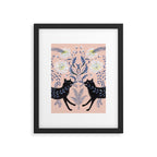 Chrysanthemum Cats Framed Art Print Gallery Image 5