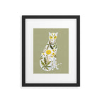 Dandelion Cat Framed Art Print Gallery Image 5
