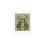 Fern Cats Art Print Gallery Image 1