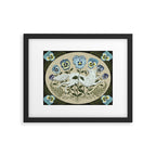 Fox in the Pansies Framed Art Print Gallery Image 5