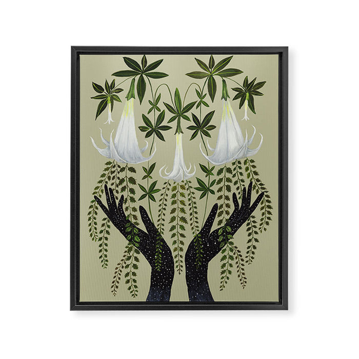 Growing the Night Framed Canvas Print Gallery Image 1