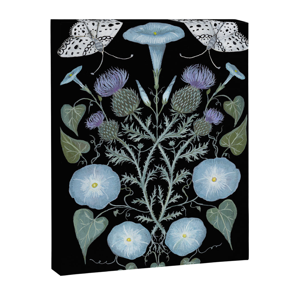 Morning Glory and Thistle Canvas Print Gallery Image 6