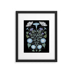Morning Glory and Thistle Framed Art Print Gallery Image 5