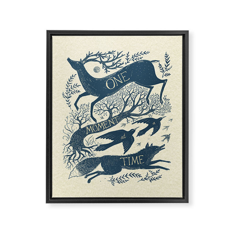 One Moment at a Time Framed Canvas Print Gallery Image 6