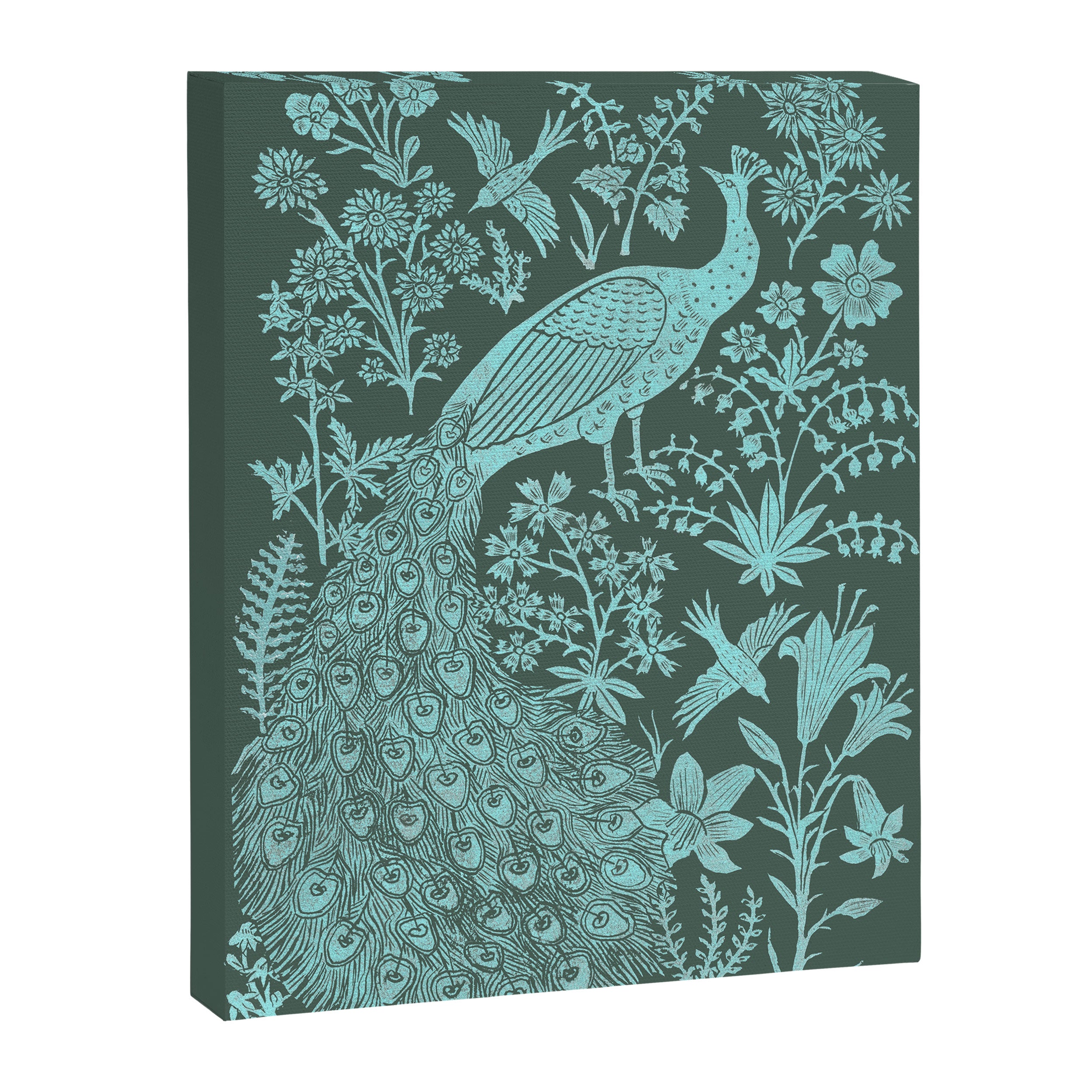 Peacock Garden Canvas Print Gallery Image 6