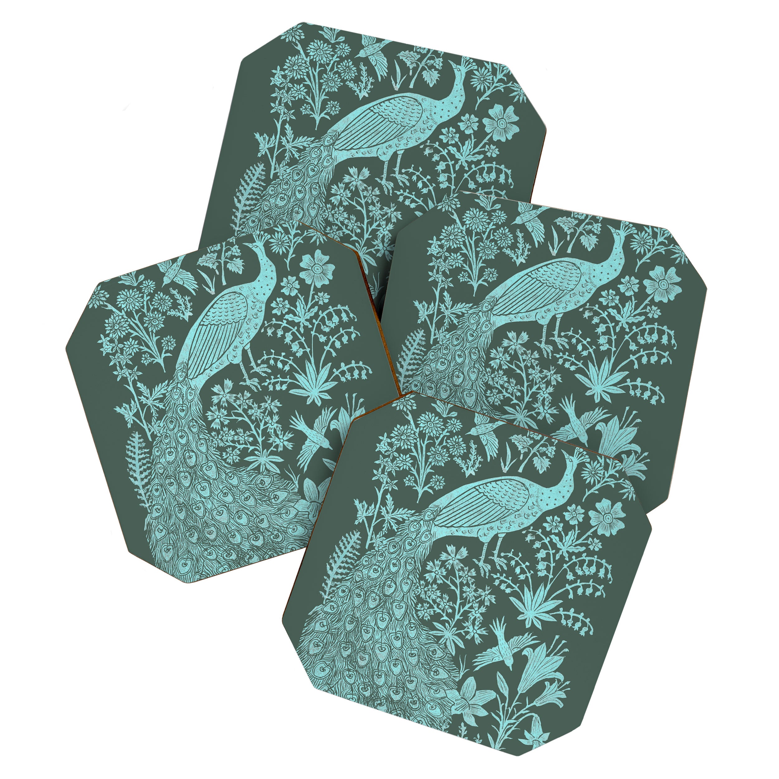 Peacock Garden Coaster Gallery Image 1