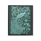 Peacock Garden Framed Canvas Print Gallery Image 6
