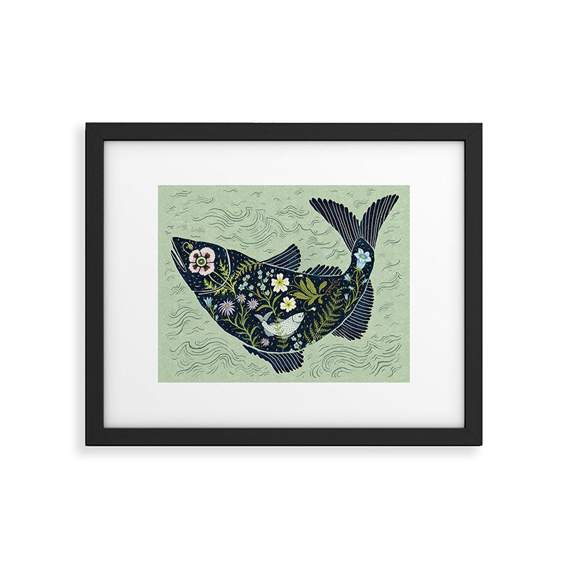 Pisces Framed Art Print Gallery Image 5