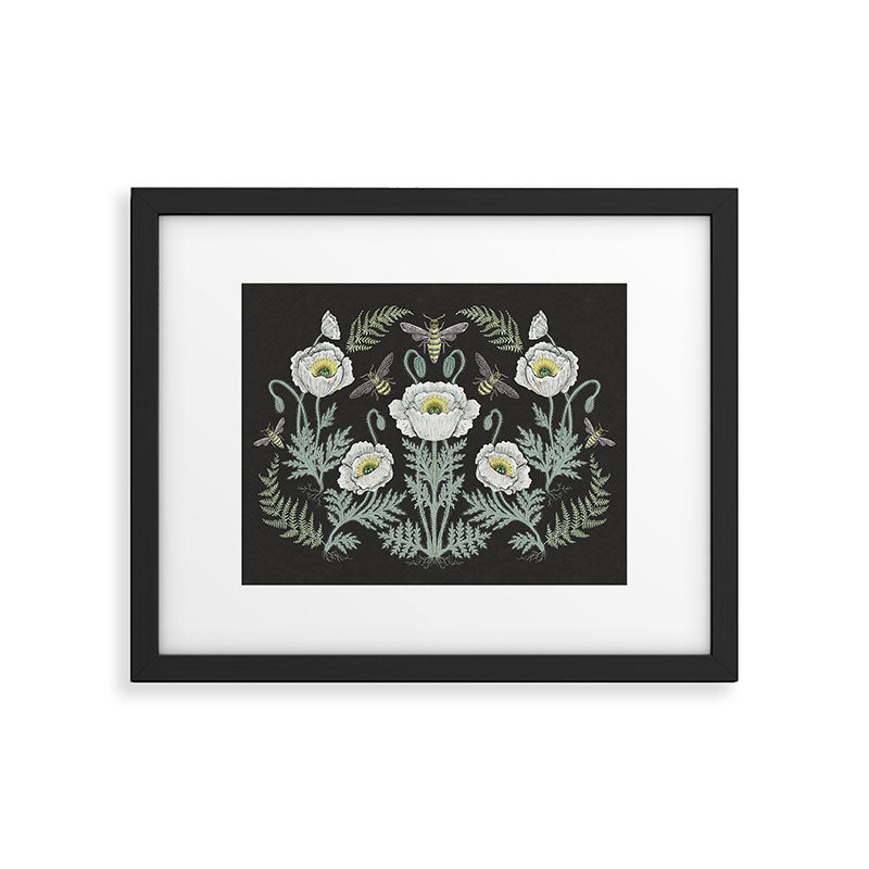 Poppies and Bees Framed Art Print Gallery Image 5
