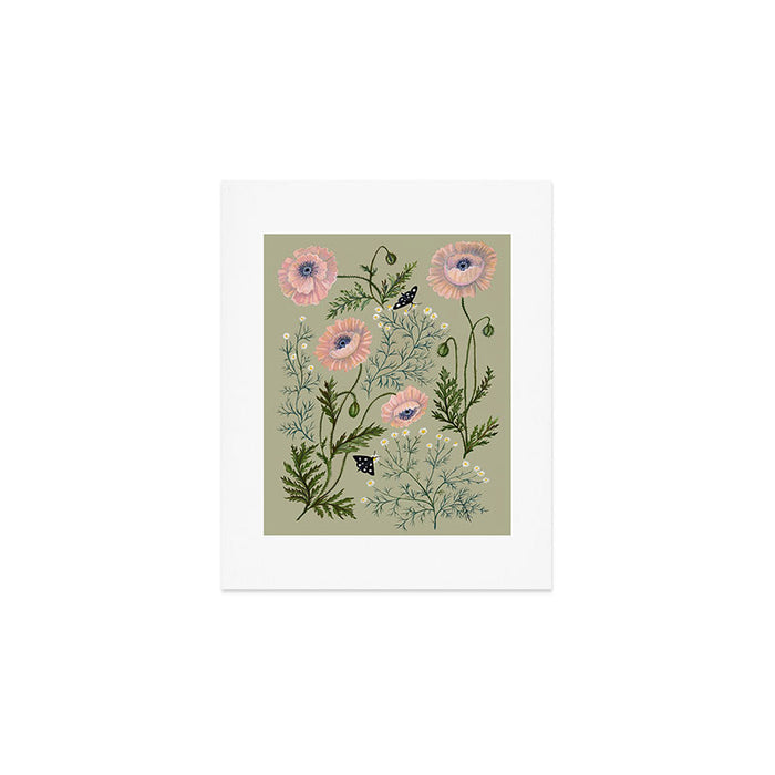 Poppies and Chamomile Art Print Gallery Image 1