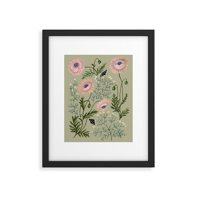 Poppies and Chamomile Framed Art Print Gallery Image 5