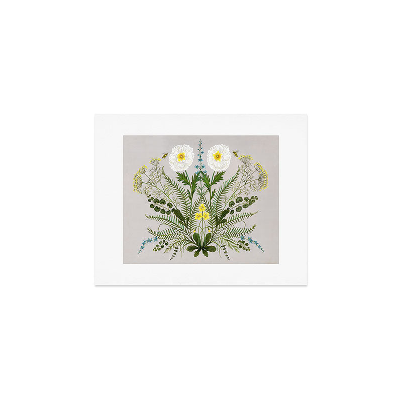Poppy and Primrose Art Print Gallery Image 1