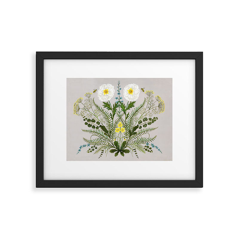 Poppy and Primrose Framed Art Print Gallery Image 5