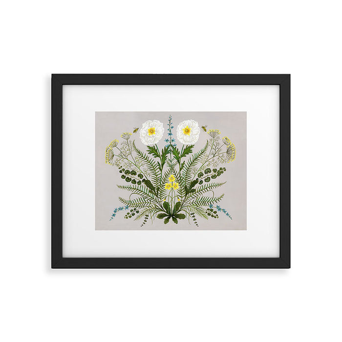 Poppy and Primrose Framed Art Print Gallery Image 1