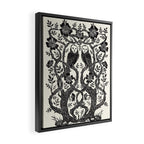 Rose Owls Framed Canvas Print Gallery Image 2