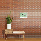 Running through Ferns Art Print Gallery Image 2