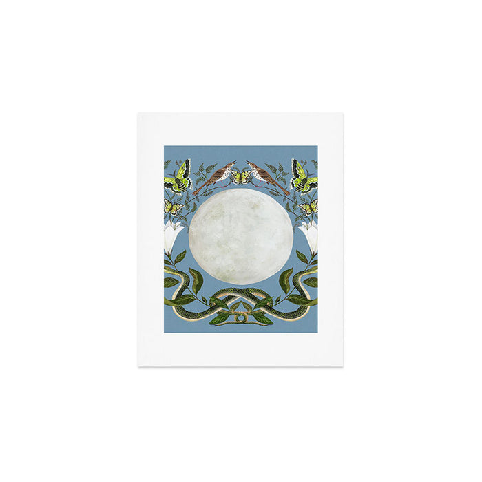 Snake Moon Art Print Gallery Image 1