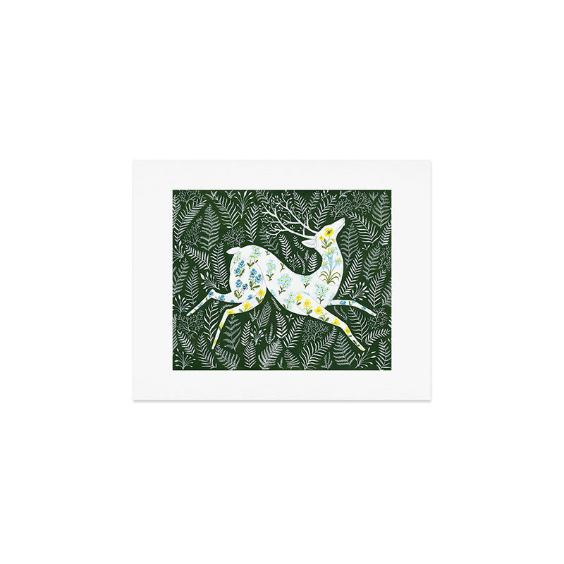 Spring Garden Deer Art Print Gallery Image 1