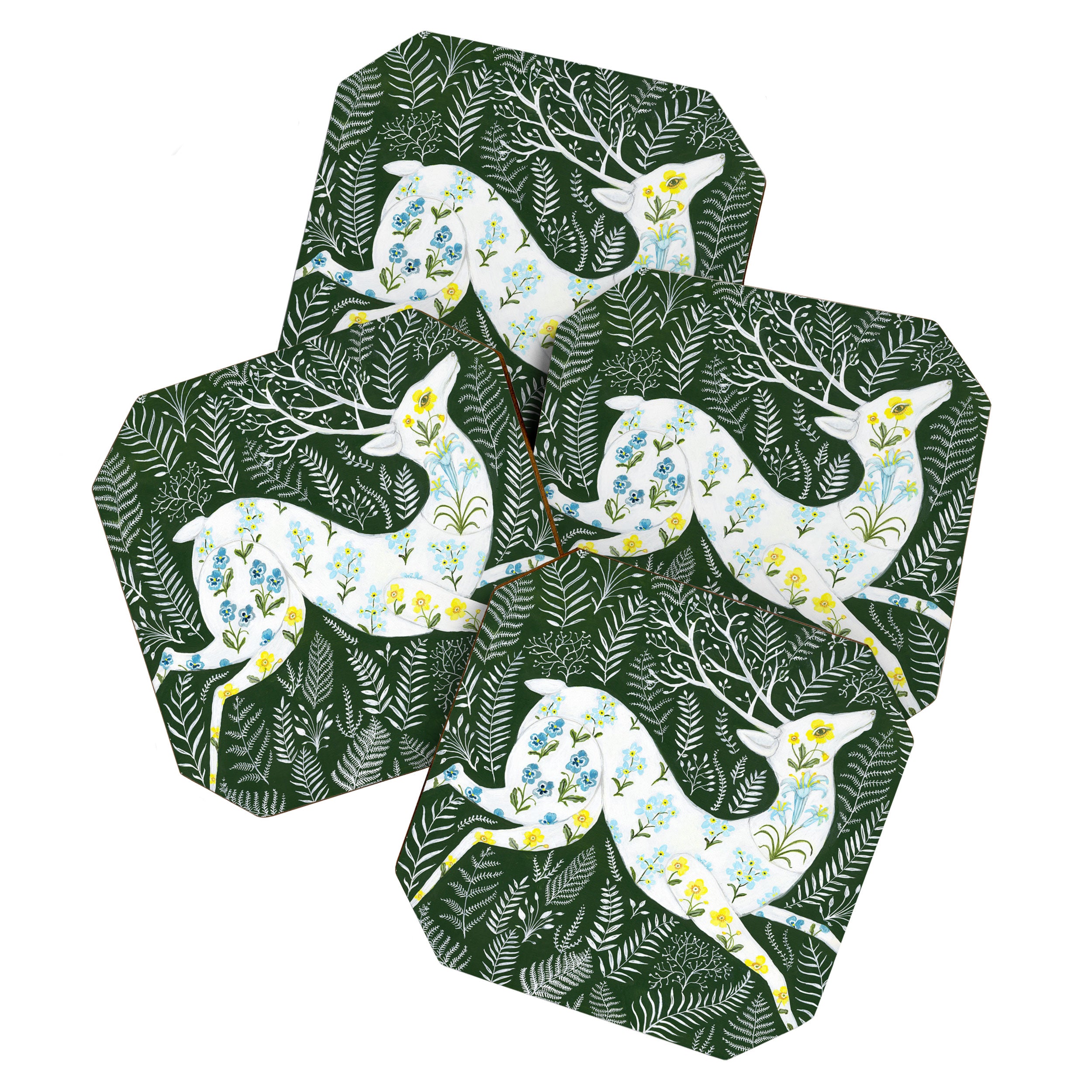 Spring Garden Deer Coaster Gallery Image 1