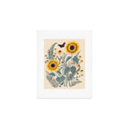 Sunflowers and Ferns Art Print Gallery Image 1