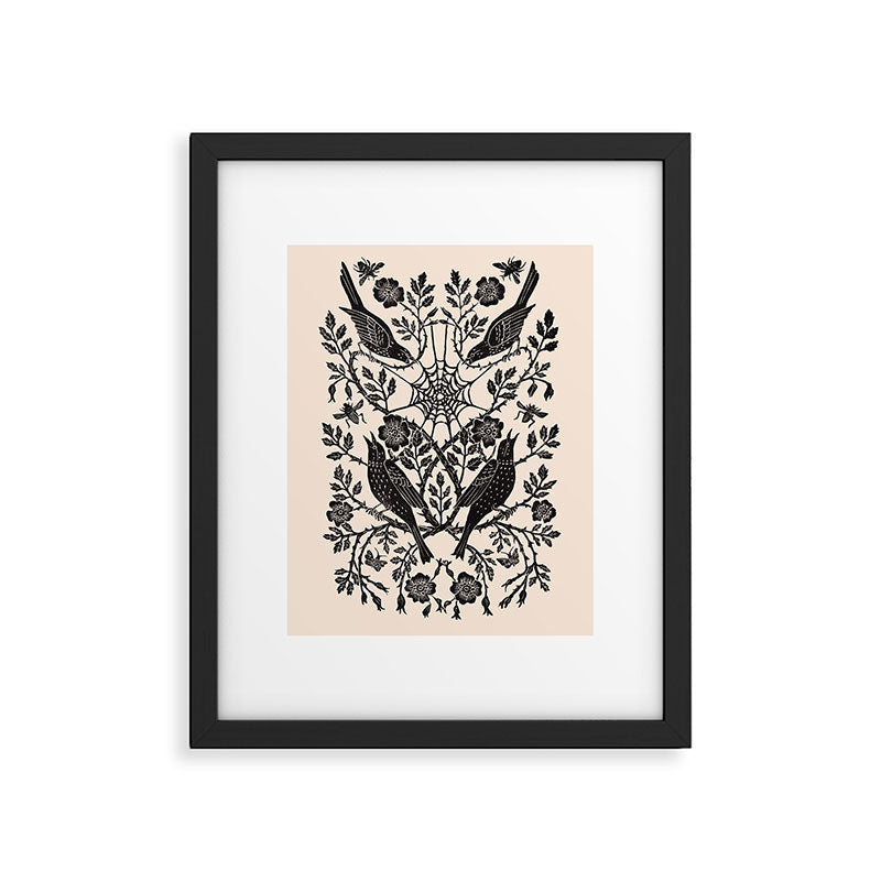 Tangle Rose Framed Art Print Gallery Image 5