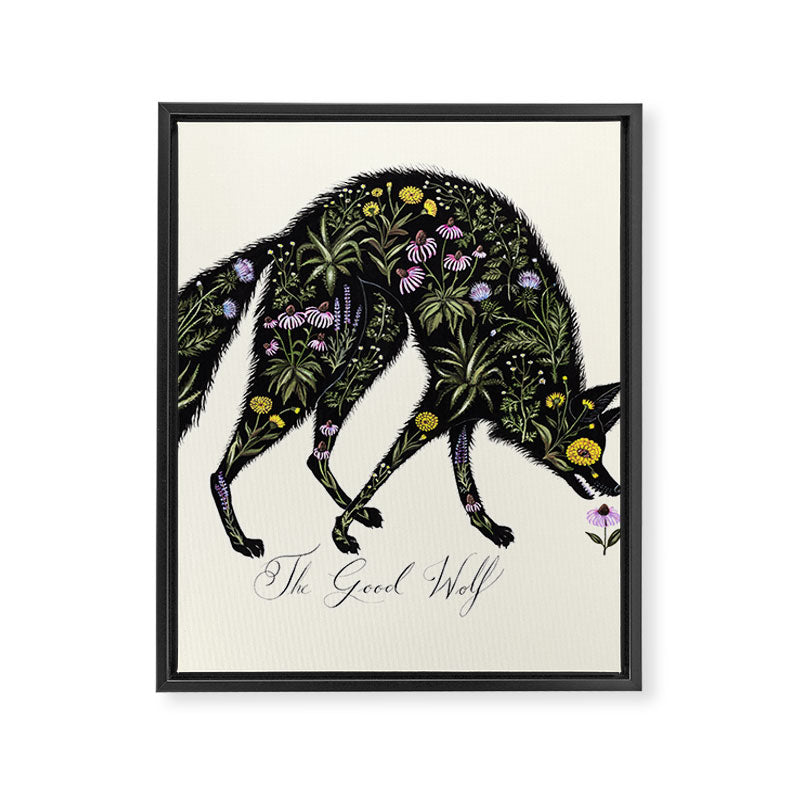 The Good Wolf Framed Canvas Print Gallery Image 8
