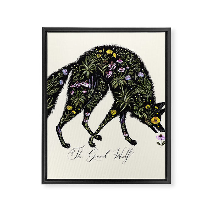The Good Wolf Framed Canvas Print Gallery Image 1