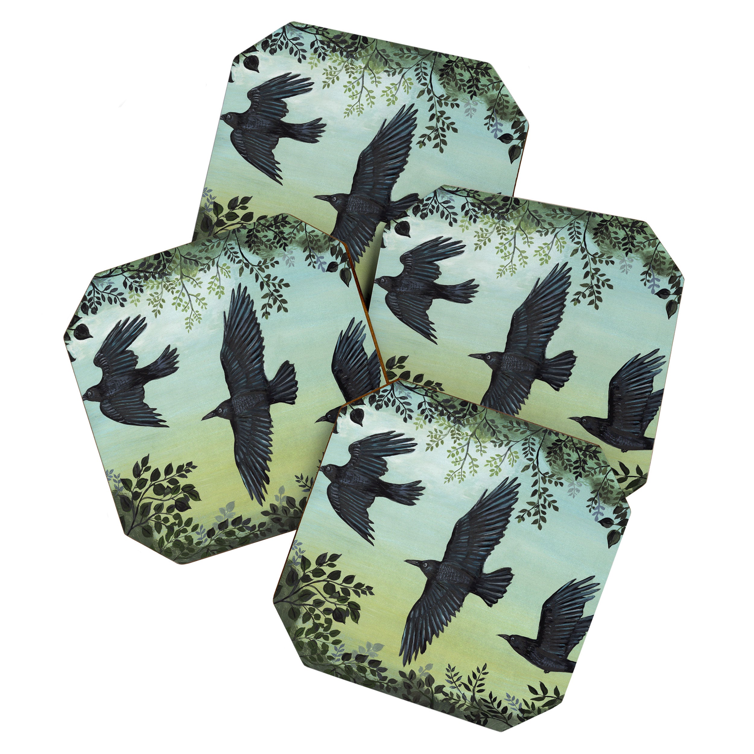 Three Crows Coaster Gallery Image 1