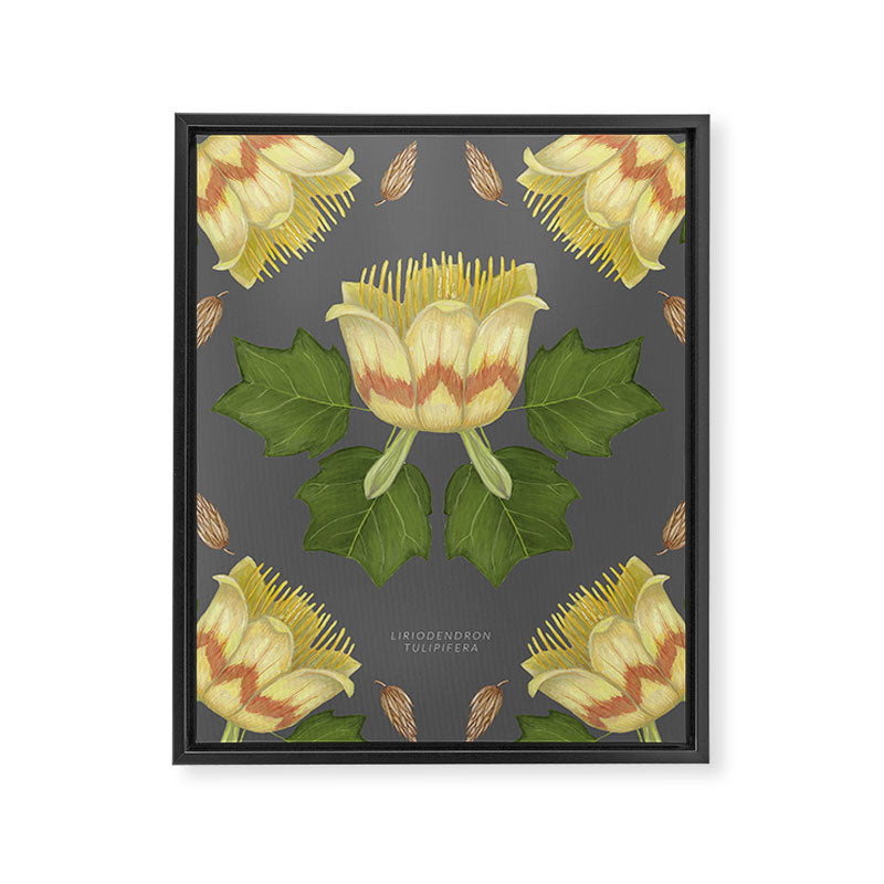 Tulip Tree Framed Canvas Print Gallery Image 6