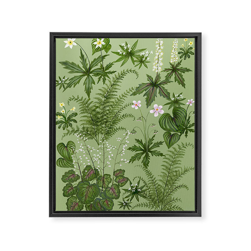 Woodland Garden Framed Canvas Print Gallery Image 6