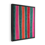 Festive Stripes Framed Canvas Print Gallery Image 2