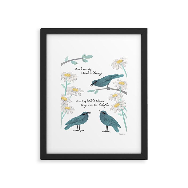 Three Little Birds (Parts 1 and 2) Framed Art Print Gallery Image 4