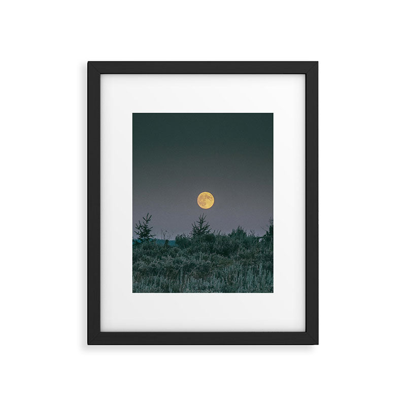 August Full Moon Framed Art Print